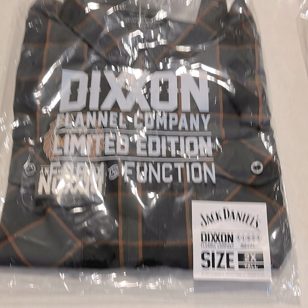 Dixxon Jack Daniels flannel size 2X